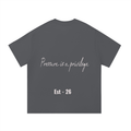 Legacy’s Preserved “Pressure Is a Privilege” Graphic Tee – Charcoal