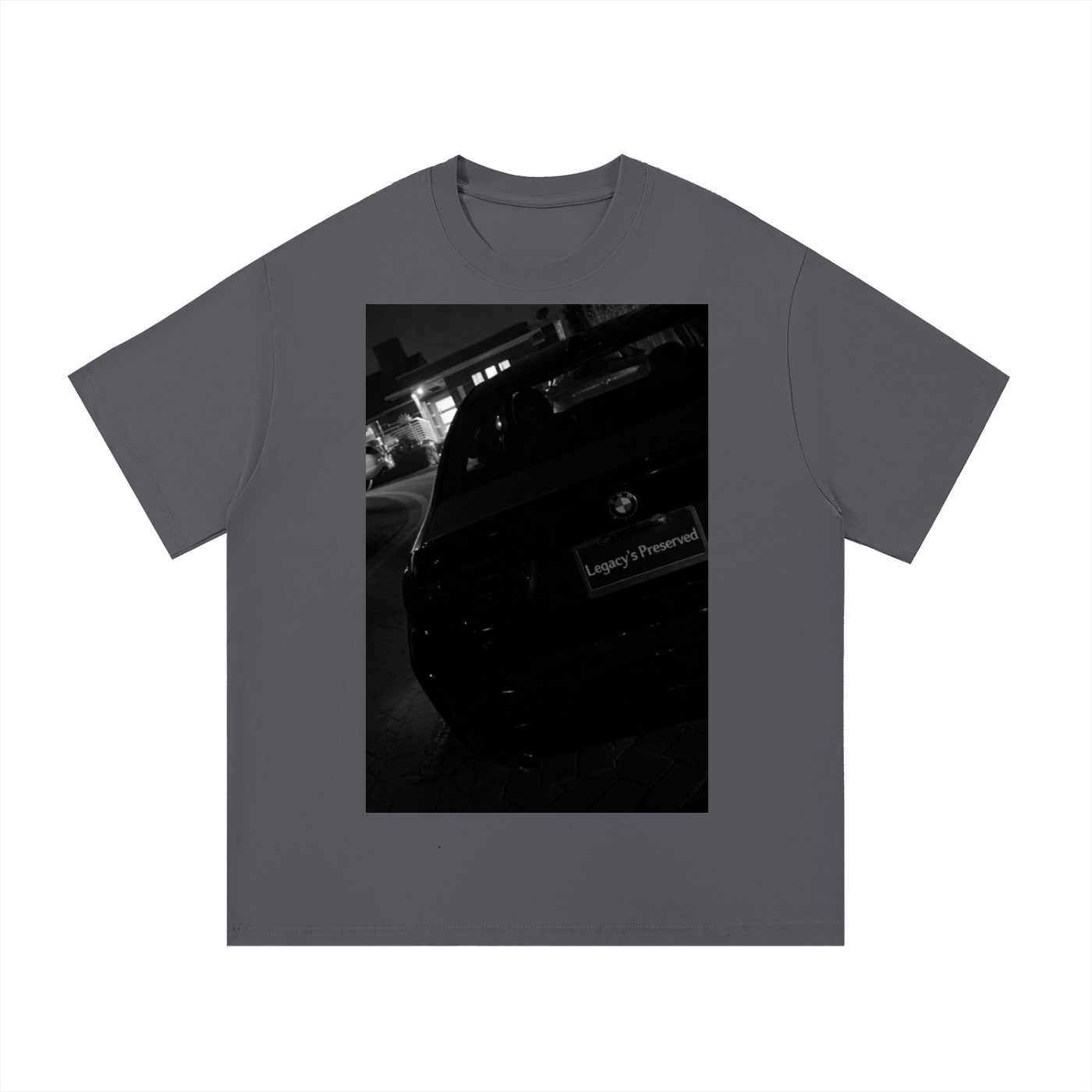 Legacy’s Preserved “Pressure Is a Privilege” Graphic Tee – Charcoal